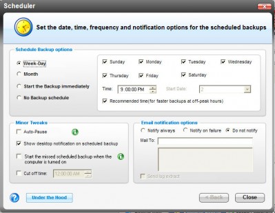 IDrive- scheduler IDrive- scheduler